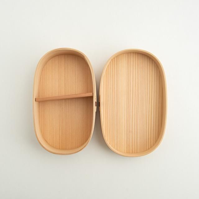 柴田慶信商店 大館 曲げわっぱ 小判弁当箱 中｜FRANK暮らしの道具