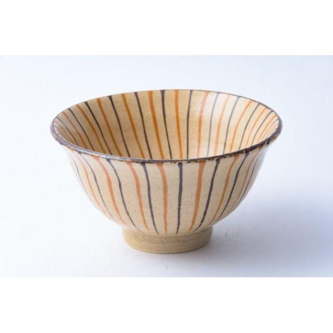 工房小春花 【瀬戸】 麦藁手茶碗（二色十草）｜FRANK暮らしの道具