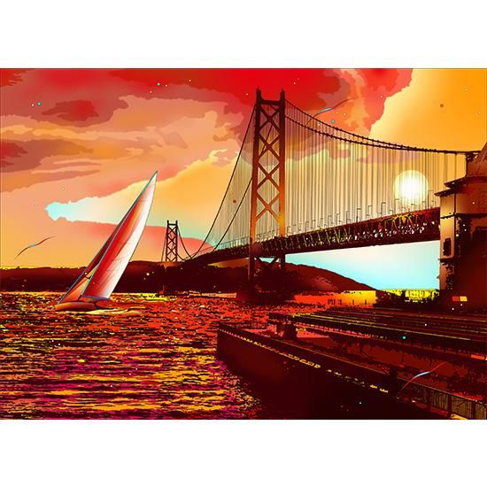 鈴木英人 アイランドクルーズ ED103/250 鈴木英人 アイランドクルーズ