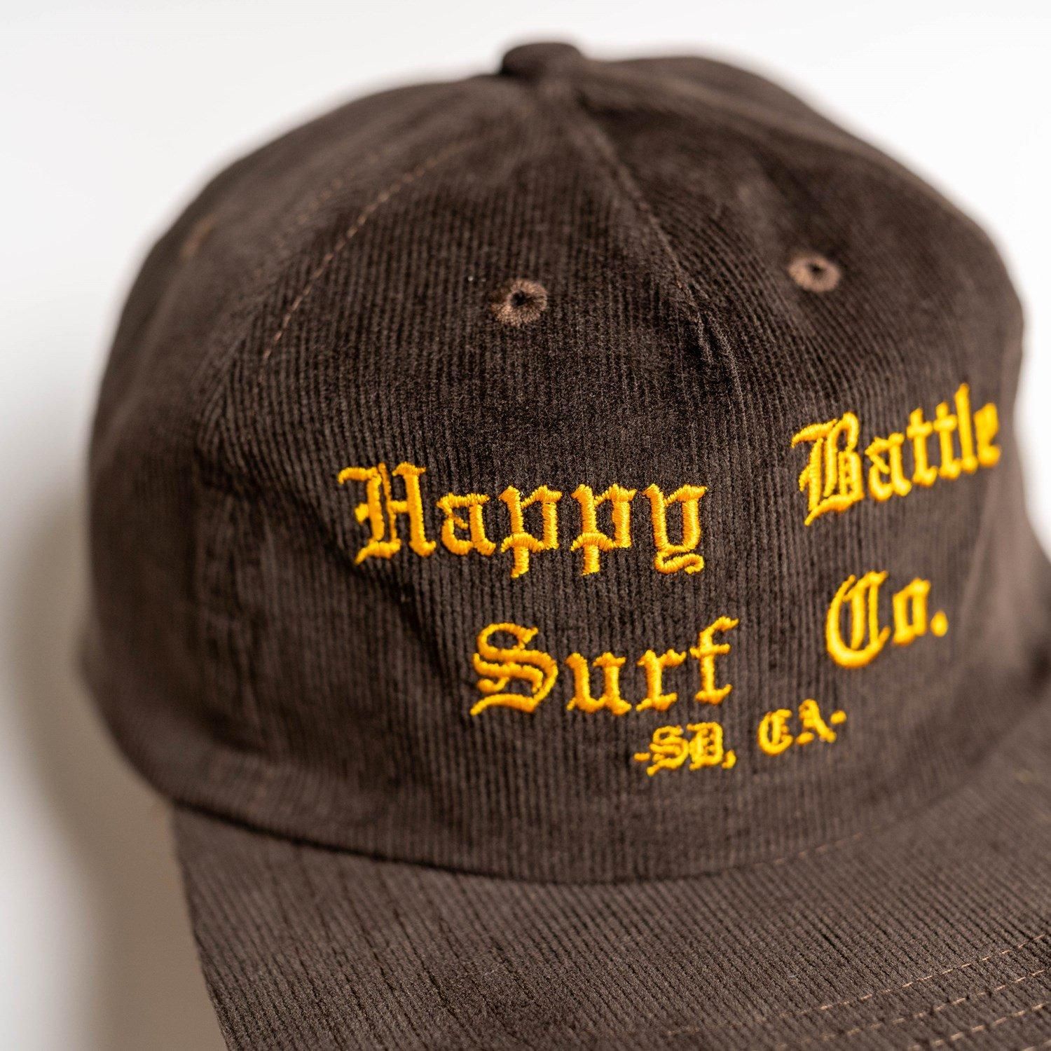 新品 Happy Battle Surf ハッピーバトル コーデュロイキャップ Happy