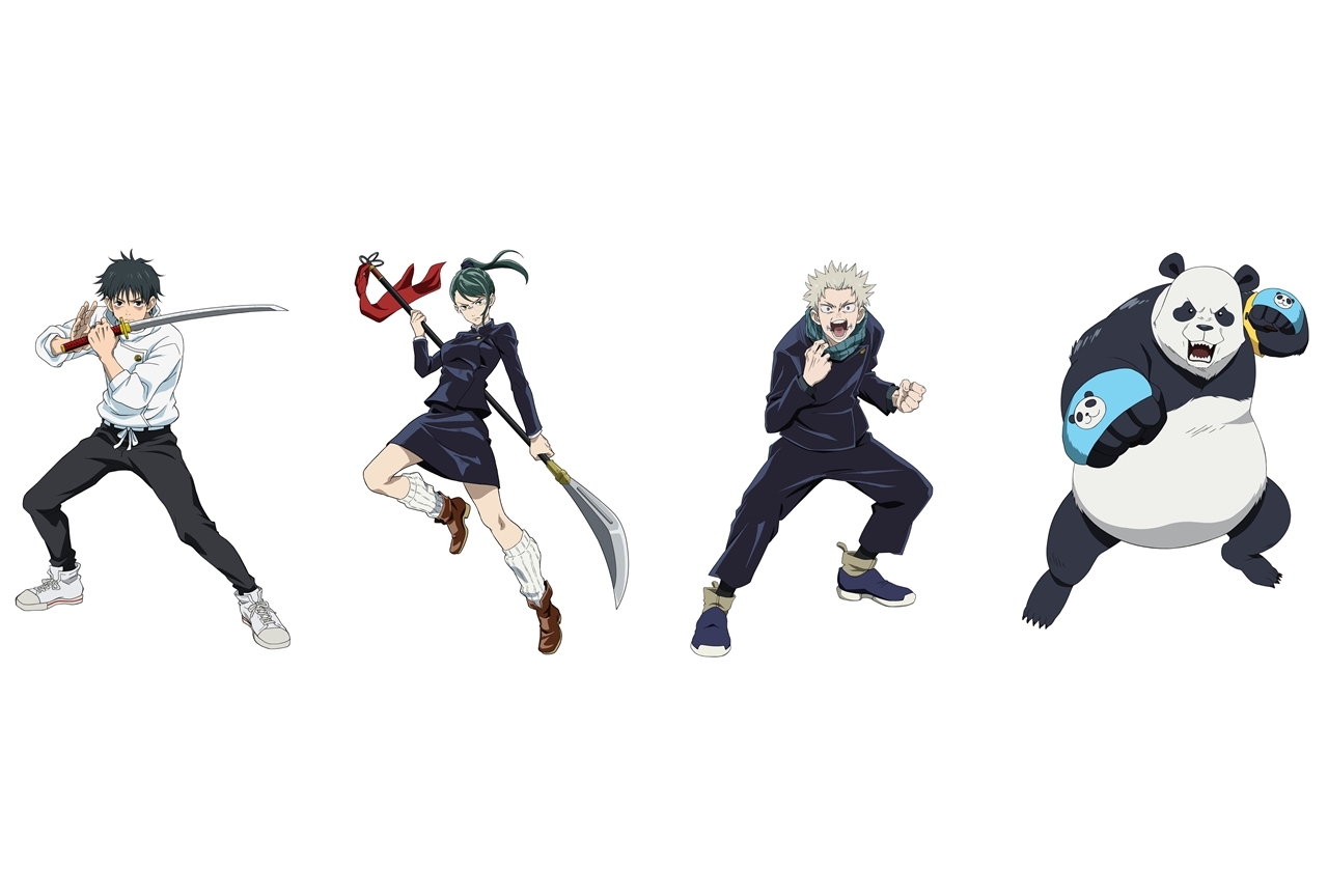 劇場版 呪術廻戦 0』憂太、真希、棘、パンダの最新ビジュアルが解禁