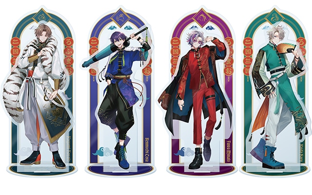 にじさんじ 不破湊 ROF-MAO 四神モチーフ メタル缶バッジ