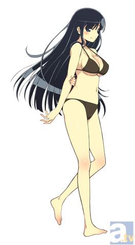 アニメスタイル 水着 女性キャラクター 絵画 アニメスタイル 水着 女性