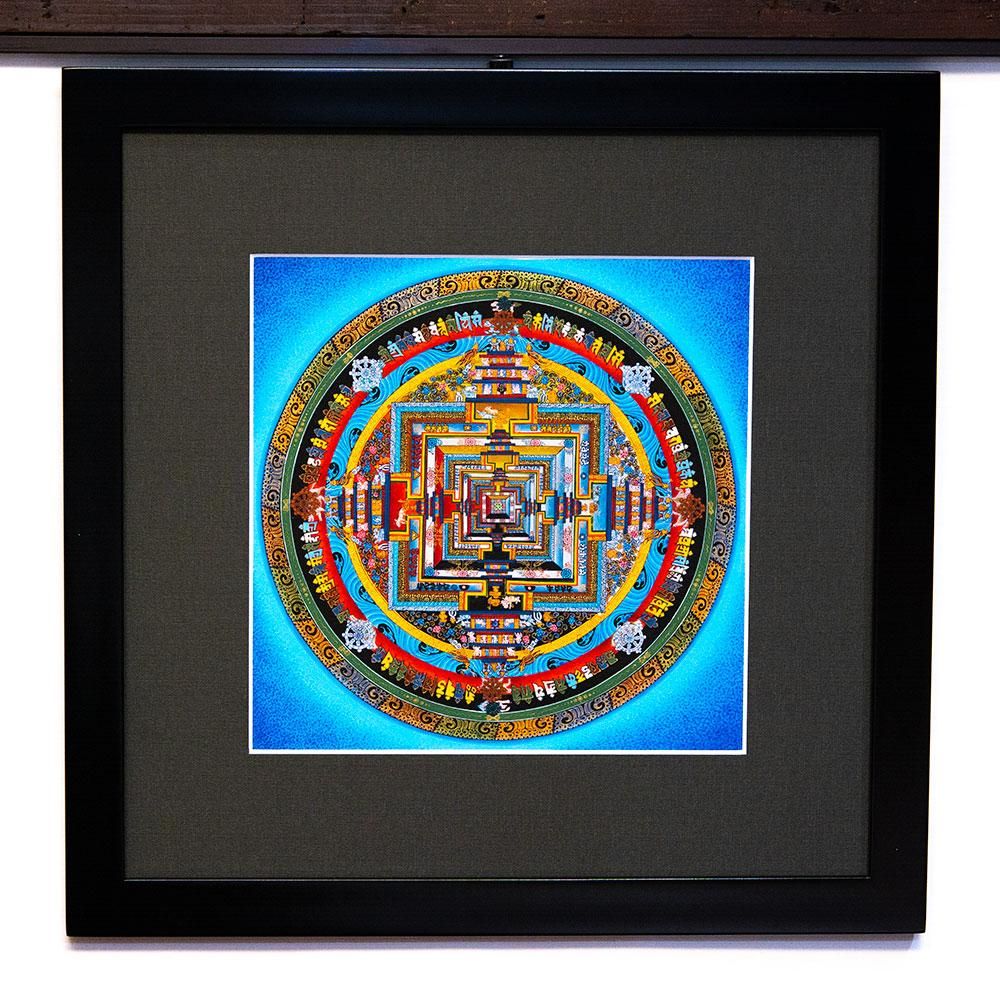 ネパール仏画 カーラチャクラ曼荼羅（マンダラ）Type.3｜旅する雑貨屋