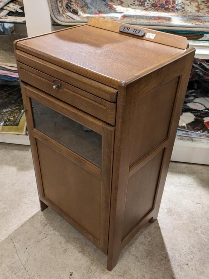 オールドカリモク ヴィンテージ 木製 キャビネット コロニアル 飾り棚