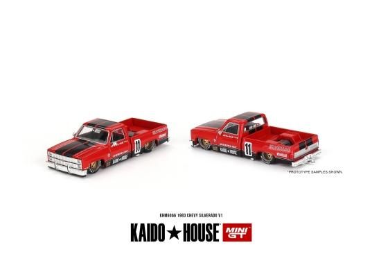 KAIDO☆HOUSE x MINI GT 1/64 Chevrolet Silverado KAIDO V1 シボレー