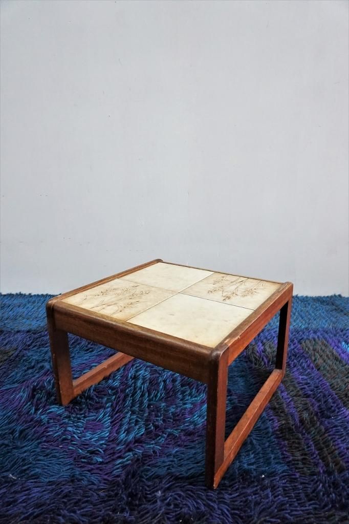 1960-70's ヴィンテージ タイルトップ ミニテーブル - アンティーク