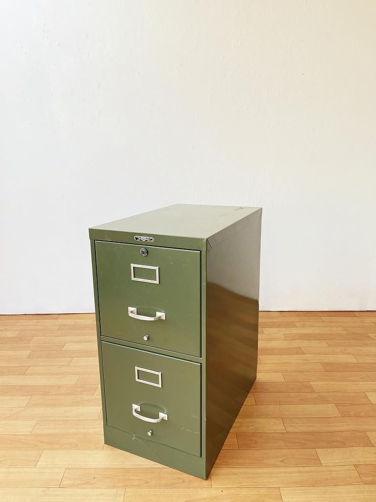 ヴィンテージ スチール キャビネット - アンティーク、ビンテージの