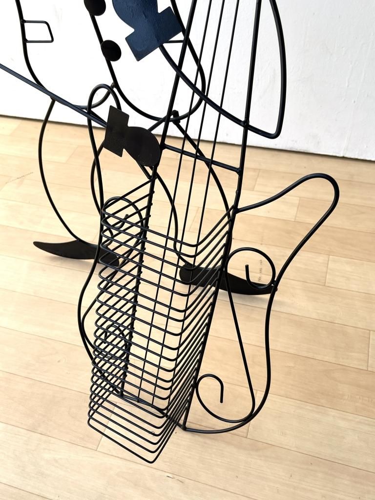 ヴィンテージ アイアン CDラック - アンティーク、ビンテージの