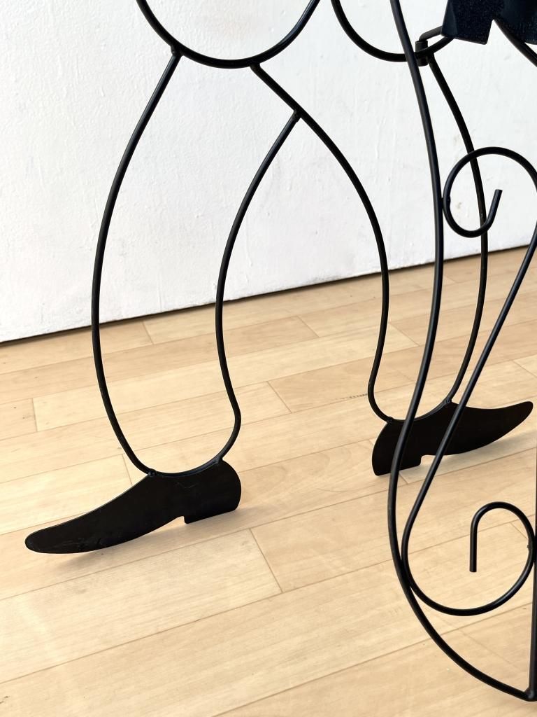 ヴィンテージ アイアン CDラック - アンティーク、ビンテージの