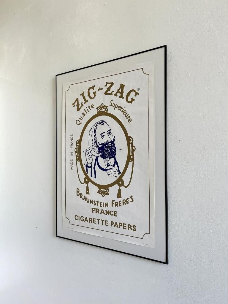 ZIG-ZAG 額入りポスター - アンティーク、ビンテージのインテリア家具