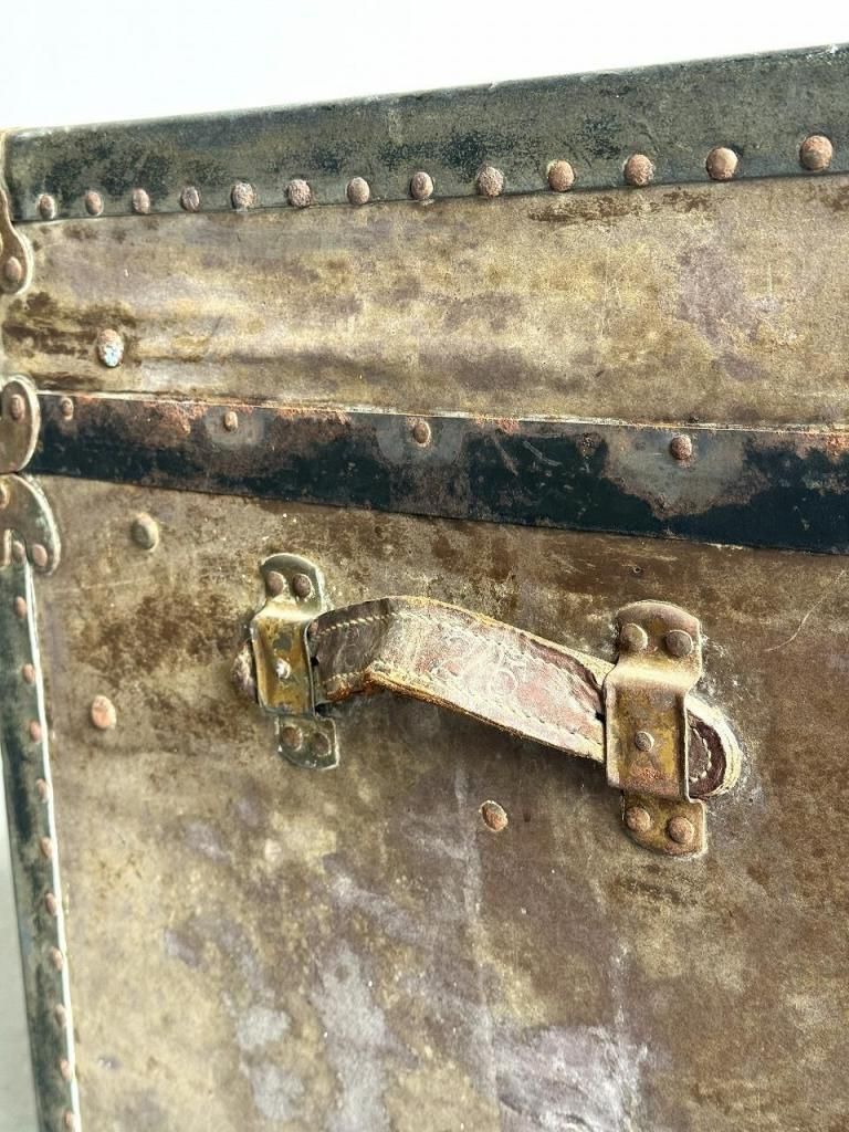 1930-40's ”PACIFIC LUGGAGE FACTORY” ヴィンテージ ウッド トランク