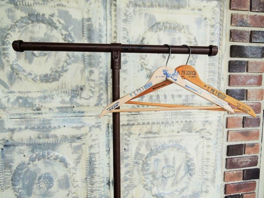 ヴィンテージ T字 ハンガー スタンド/ ラック - アンティーク