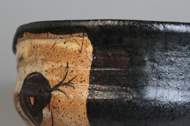 送料無料 店舗 池田省吾／粉引竹林茶盌018 Kohikichikurin / Shogo