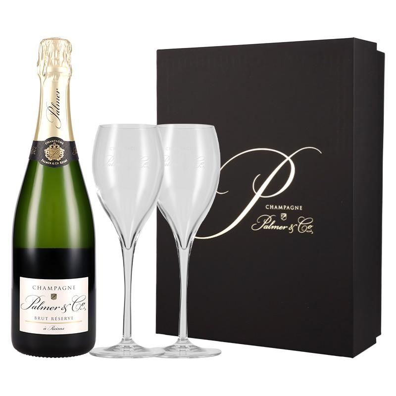 パルメ ブリュット・レゼルヴ 【オリジナルグラス2脚付き