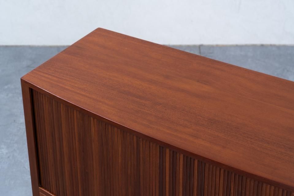 蛇腹キャビネット チーク | 北欧家具 haluta (ハルタ)