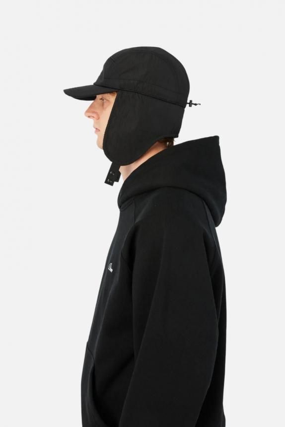 Dime Cursive Earflap Cap / Black ブラック 黒 Dime Cursive Cap