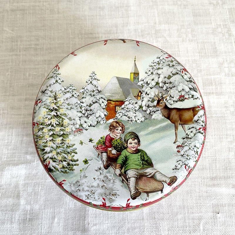 ビレロイボッホ クリスマス缶大 3個セットの小1個 新品未使用品 希少