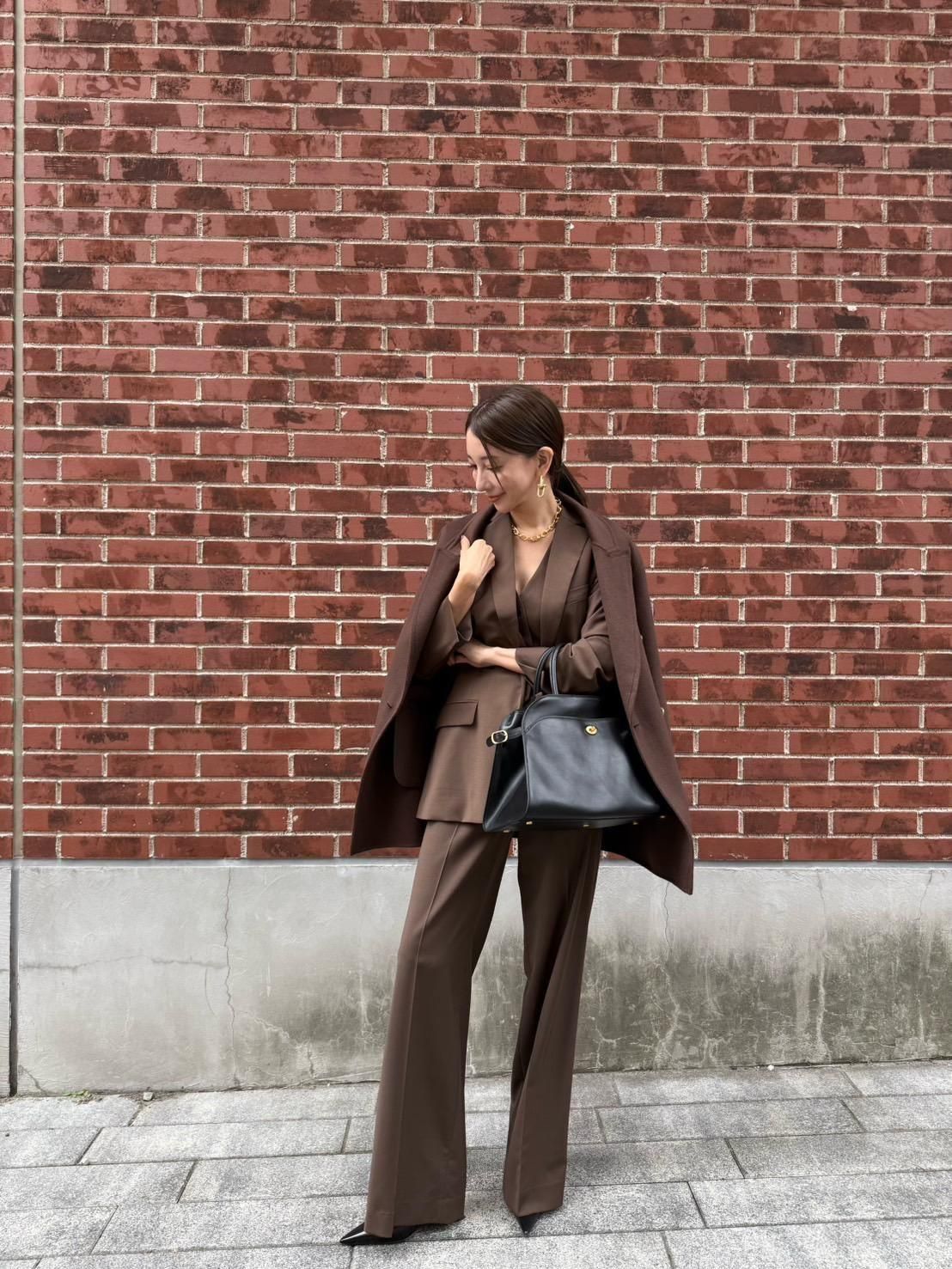 Saki collaboration】ウールダブルフェイスジャケットコート