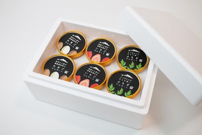 さん家直送で作ったジェラートセット - 里山の駅 つるぎの味蔵 ajikura