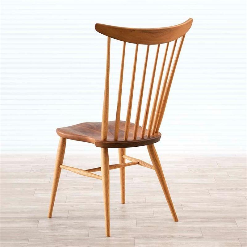 葉山家具 ダークブラウン木製シンプルチェア 直接の引き渡しを希望し