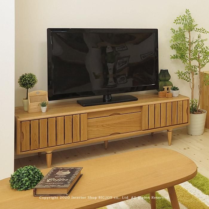 テレビ台 テレビボード 開梱設置配送 ナラ材 ナラ無垢材 引き戸 幅