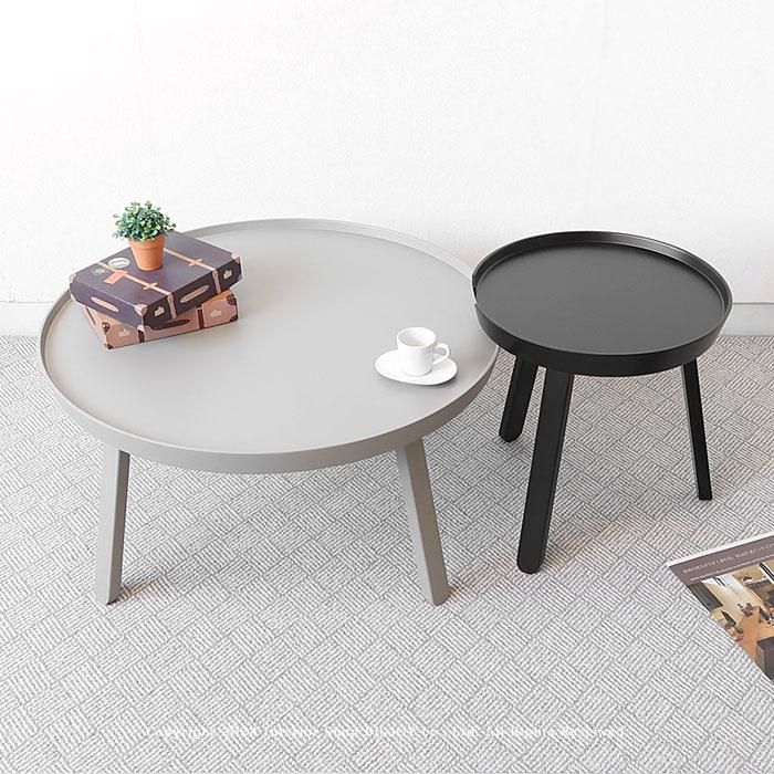 Pamouna パモウナ リビングテーブル TU サイドテーブル 鏡面仕上げ 円