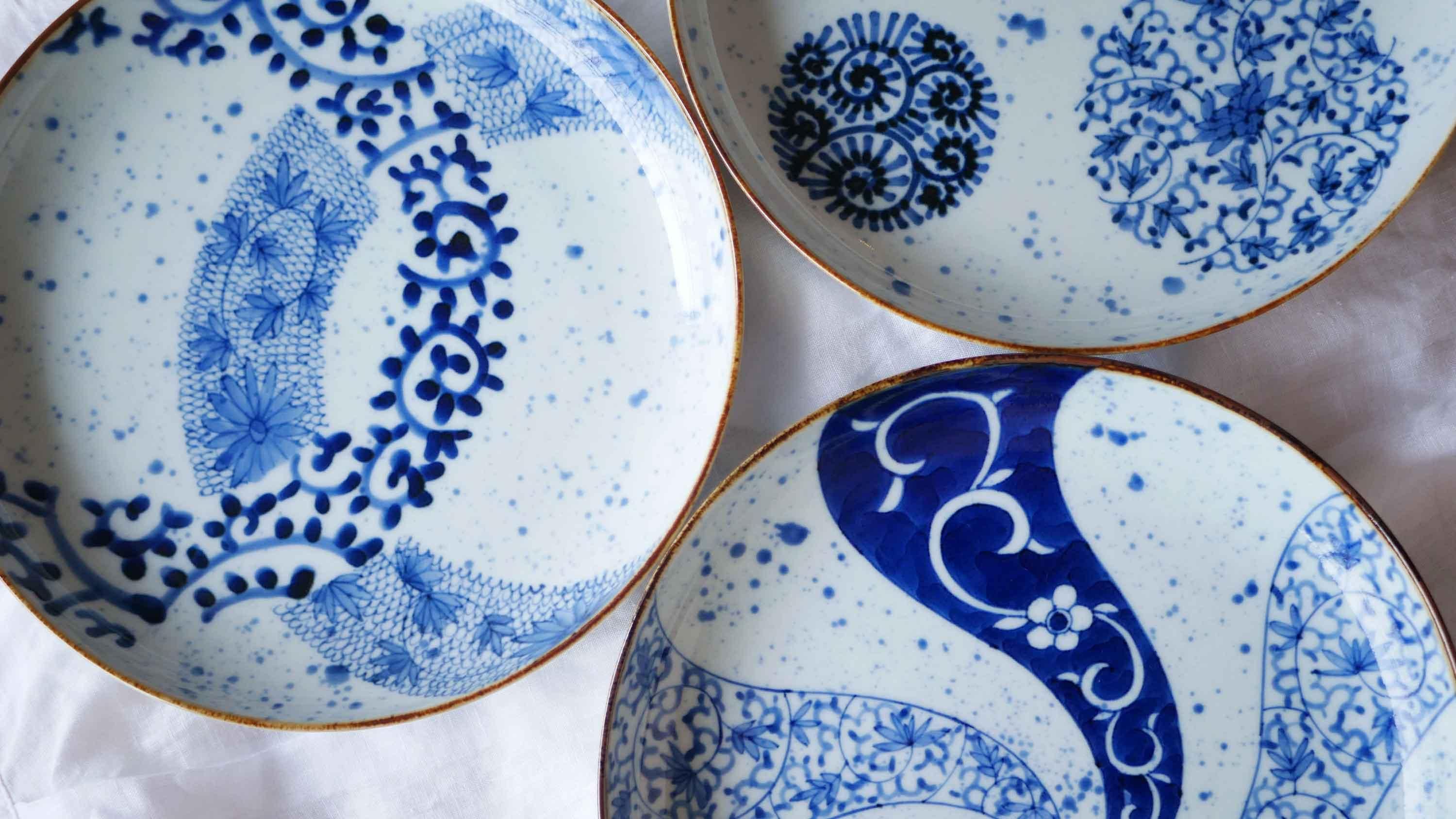 鶴形皿 向付 時代 鶴形 皿 向付 5客 セット 70916 向付 |