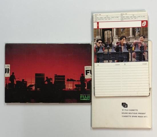 イエロー・マジック・オーケストラ YMO カセットスペアインデックス