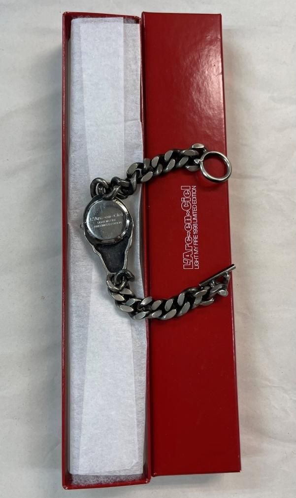 ラルク HYDE666デザイン 腕時計 シルバーアクセサリー風