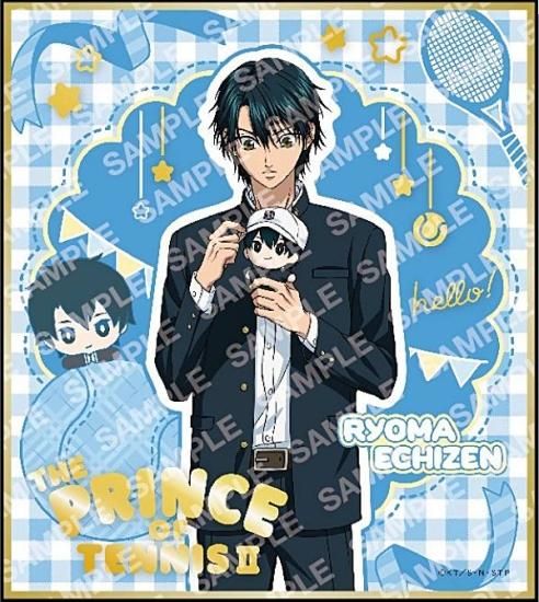 越前リョーマ】新テニスの王子様 箔押しミニ色紙コレクション - トレカ