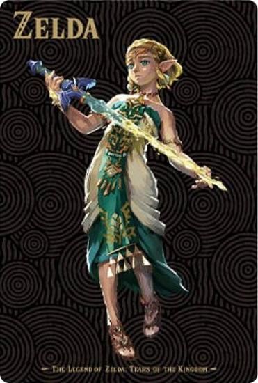 金色箔押し仕様] 04 ゼルダ (キャラクターカード) 】ゼルダの伝説