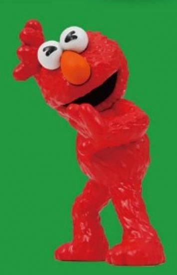 エルモ】セサミストリート 風にも負けず。 マスコットフィギュア