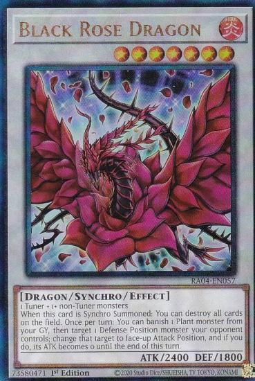 遊戯王 ブラックローズドラゴン アルティメット ブラックローズ