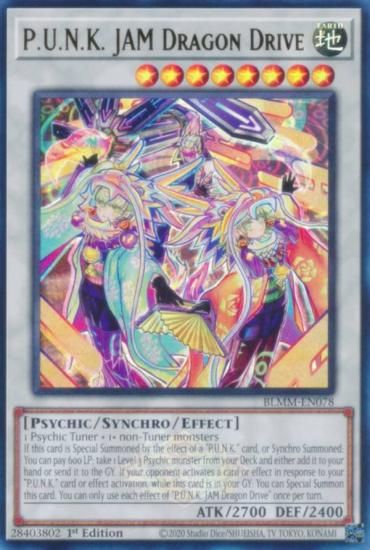 遊戯王 BLMM-EN078 P．U．N．K．JAMドラゴン・ドライブ (英語版