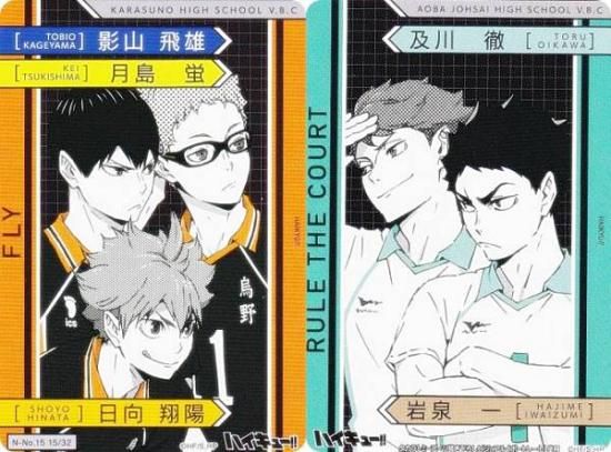 ハイキュー!! 及川＆岩泉サイン入りカード 1647．ハイキュー バボカ 秘