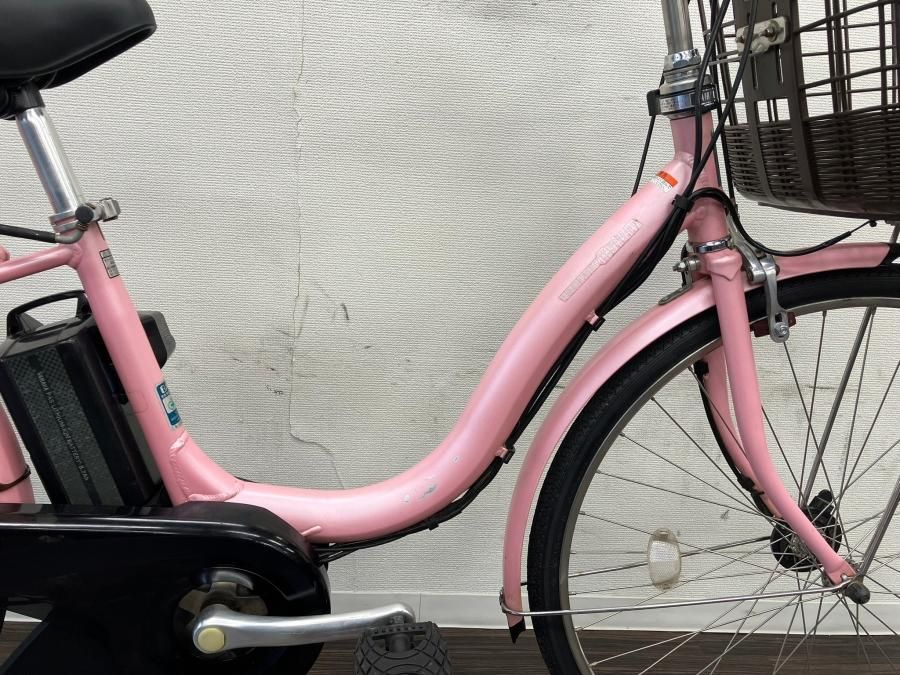 367 ヤマハ新機種電動アシスト自転車pas natura26インチピンクアルミ
