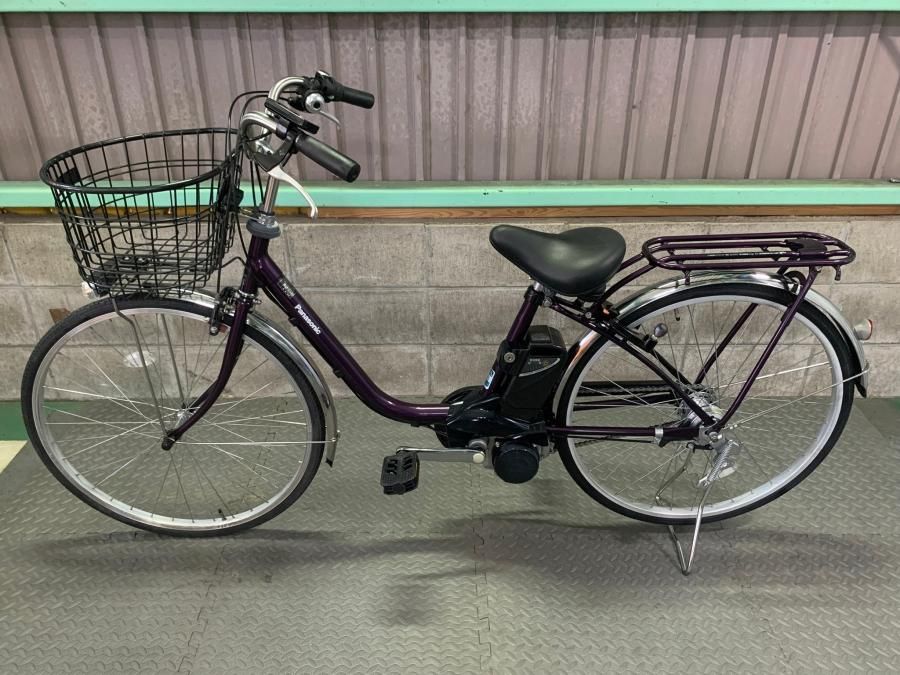 電動自転車 パナソニック ビビTX 26インチ パープル 6.6ah 2010年頃
