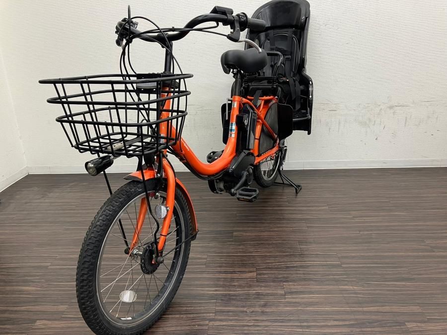 電動自転車 ヤマハ PAS Babby 20インチ オレンジ 12.8ah 2014年頃 前後