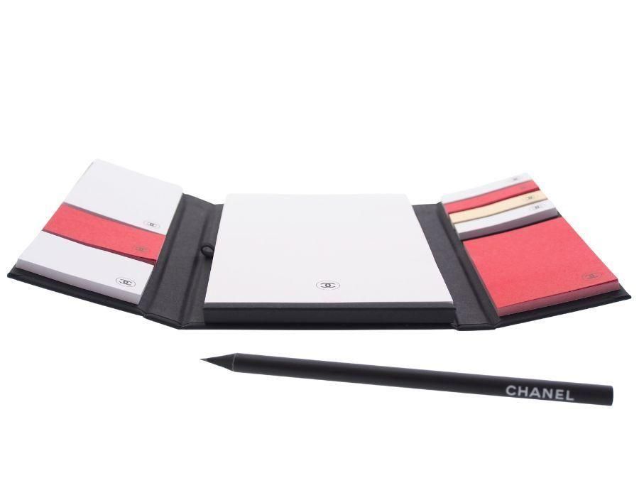 シャネル ノベルティ LA COLLECTION メモ帳 付箋 えんぴつ セット