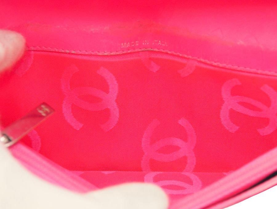 シャネル カンボンライン 長財布 二つ折り マトラッセ S/No.12