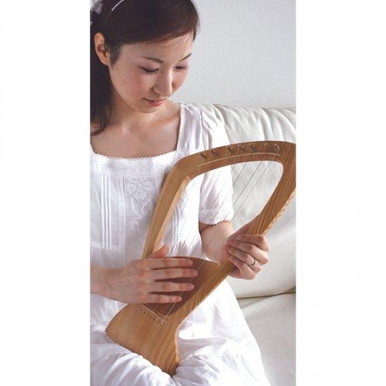 福岡おもちゃ箱】キンダーハープ 7弦 ケース付き | MC55120100