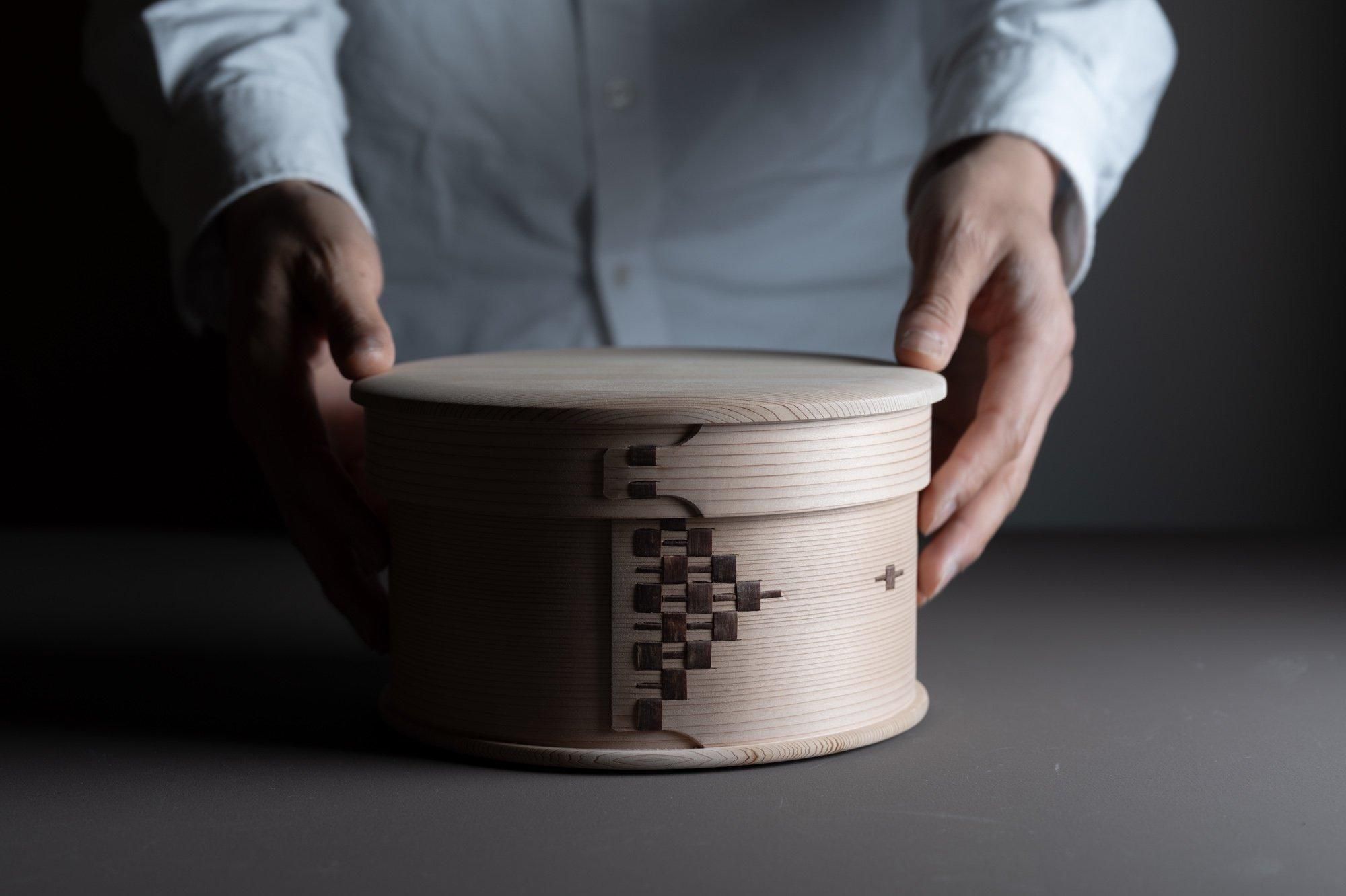 おひつ（6寸＝3合用）｜曲げわっぱ｜柴田慶信商店｜紡ぎ舎（つむぎや）