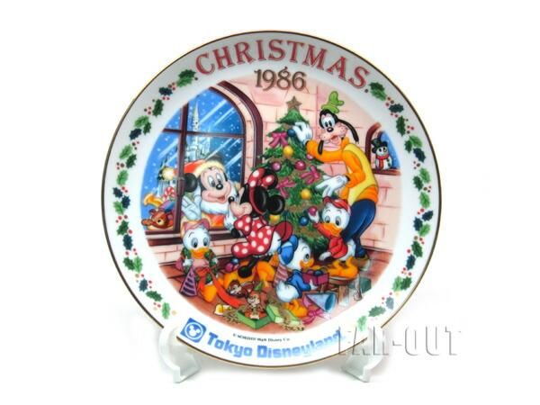 TDL クリスマス 1986 クリスマスファンタジー プレート 絵皿 東京