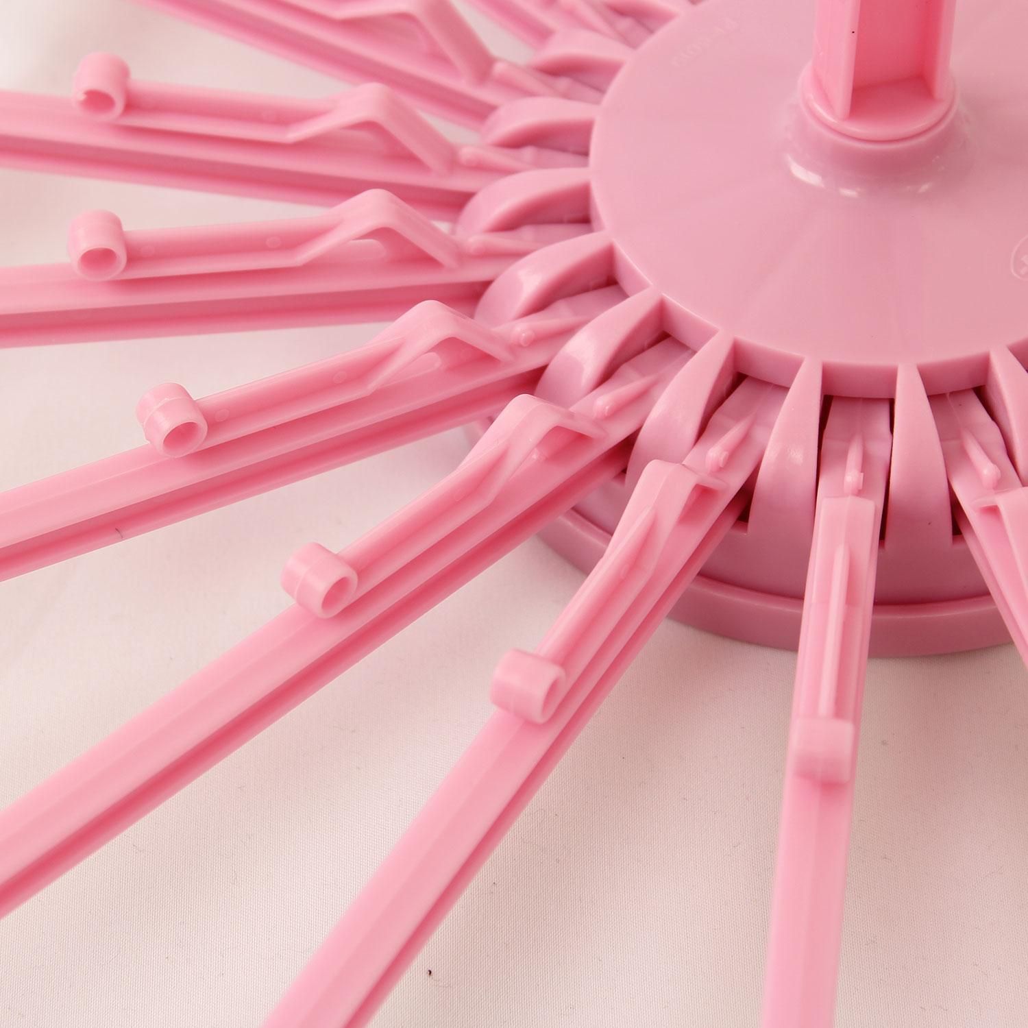 日本製】 パラソルハンガー 20本掛け ピンク XB-20 グリップ式