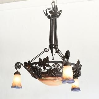 アール・ヌーヴォーコンポートアンティークミューラーヴィトリオフィ