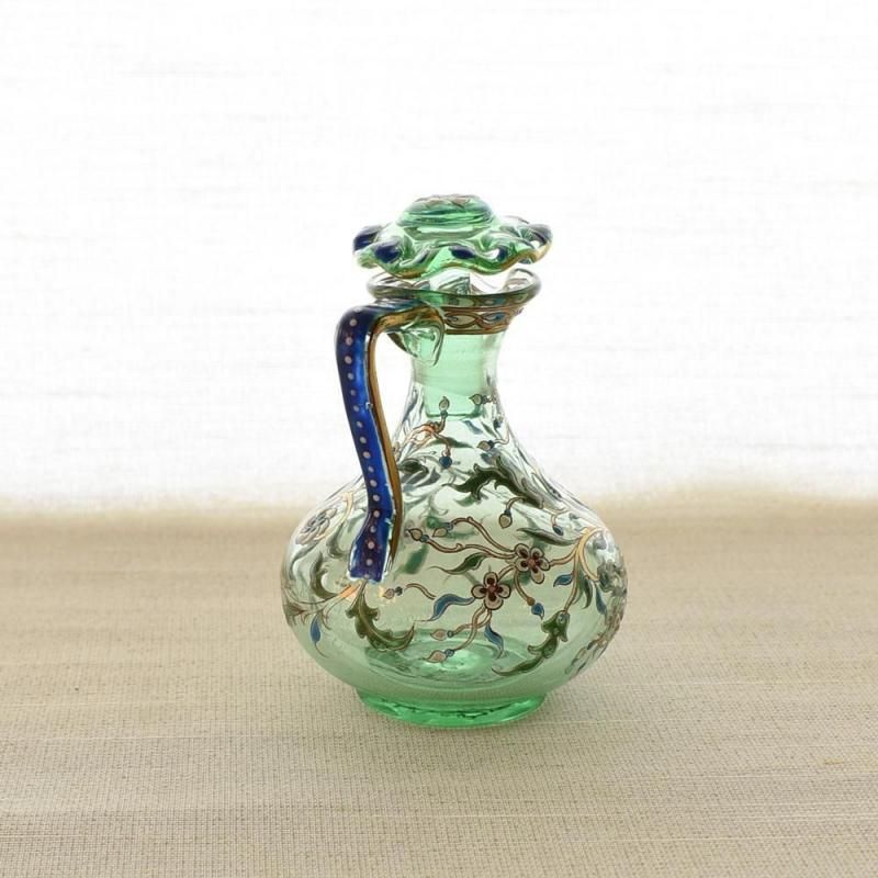 エミール・ガレ 花文蓋付瓶 / WESTWOOD ANTIQUES