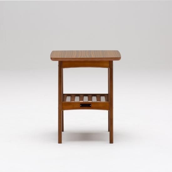 カリモク60 サイドテーブル ウォールナット（トップ：メラミン化粧板