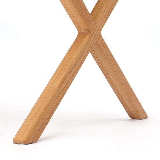 テーブル脚 X型 ( 中棚付き )ホワイトオーク / オイル仕上げ - 野田