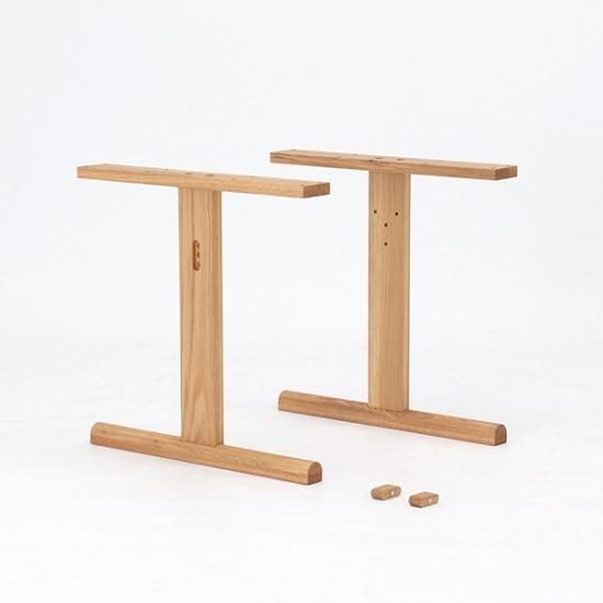テーブル脚 エ型ホワイトオーク / オイル仕上げ - 野田家具店 | 暮らし